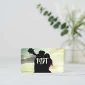 💐結婚と家族セラピー 名刺 (スタンド正面)