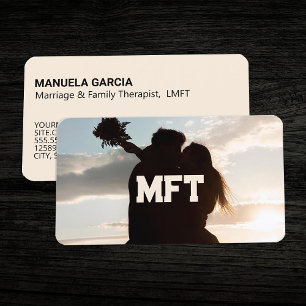 結婚と家族セラピーMFT名刺 名刺