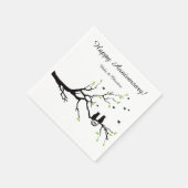 結婚と記念日のカクテルナプキンス スタンダードカクテルナプキン (角)