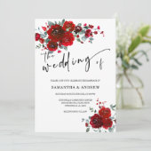 結婚と赤 招待状 (スタンド正面)