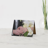 結婚に感謝 サンキューカード (裏面)