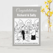 結婚のいいえ、複数選択の質問ではない カード (黄色い花)