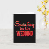 結婚のおもしろいトレーニングプレミアム – 新郎新婦マリヤ カード (黄色い花)