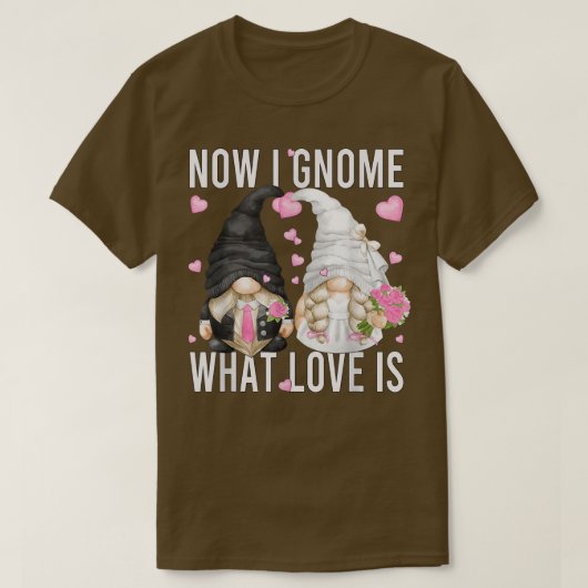 結婚のおもしろい格言カップルPun愛ことわざのためのGro Tシャツ (デザイン正面)