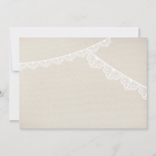 結婚のお洒落トレンディーメイスンの愛のハート 招待状 (裏面)