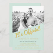 結婚のお知らせと招待状 招待状 (正面/裏面)