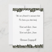 結婚のお知らせカードのお知らせ 案内状 (裏面)