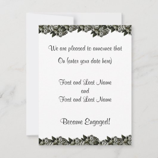 結婚のお知らせカードのご案内 案内状 (裏面)