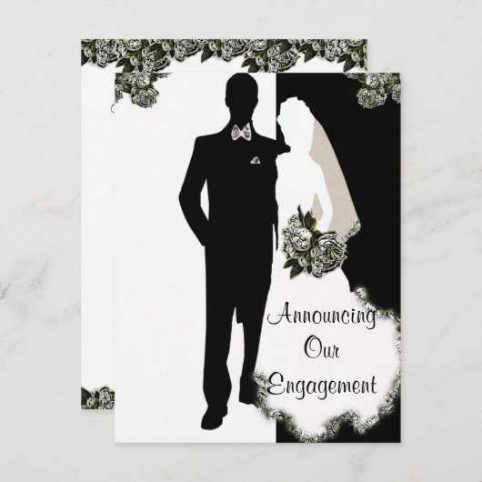 結婚のお知らせカードのご案内 案内状 (正面/裏面)