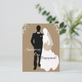 結婚のお知らせカードを発表します 案内状 (スタンド正面)