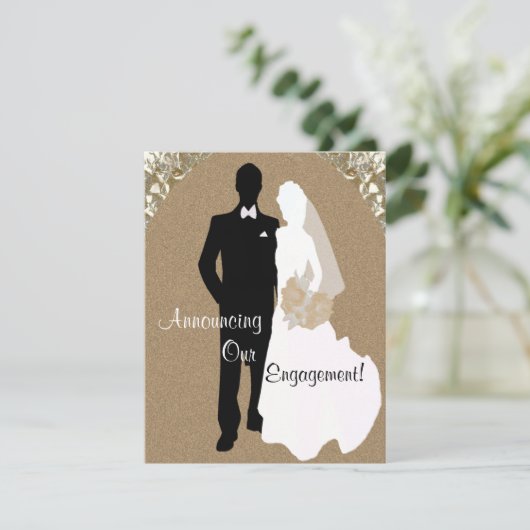 結婚のお知らせカードを発表します 案内状 (スタンド正面)