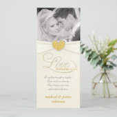 結婚のお知らせ - 披露宴への招待状 招待状 (スタンド正面)