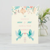 結婚のお知らせ 招待状 (スタンド正面)