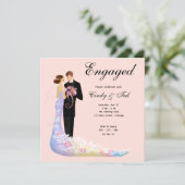 結婚のお知らせ 招待状 (スタンド正面)