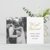 結婚のお知らせ 招待状 (スタンド正面)