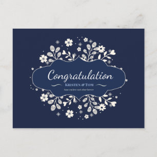 結婚のお祝い ポストカード