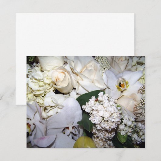 結婚のお祝い 招待状 (正面/裏面)