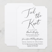 結婚のご報告と披露宴のご案内 招待状 (正面/裏面)