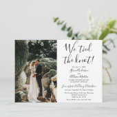 結婚のご報告&披露宴招待状 招待状 (スタンド正面)