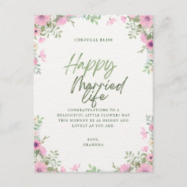 結婚のご挨拶  インビテーションポストカード
