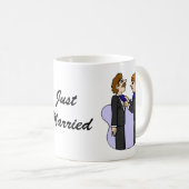 結婚のために準備している新郎 コーヒーマグカップ (正面右)