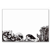 結婚のための花のテーブル/座席表 テーブルナンバー (裏面)