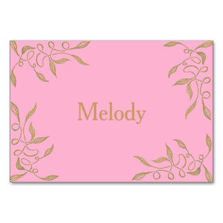 結婚のための金オーナメントのテーブル/座席表 テーブルナンバー