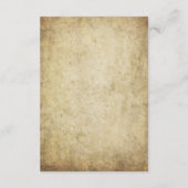 結婚のための骨組カップルの情報カード エンクロージャーカード (裏面)