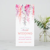 結婚のつる植物のカスケーディングウォーターカラーcoral red プログラム (スタンド正面)