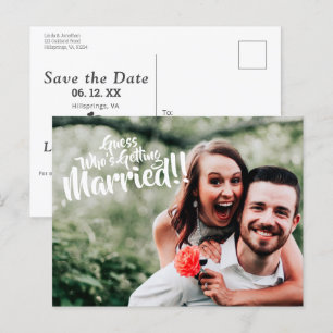結婚のはがきを誰が取得しているか推測 ポストカード
