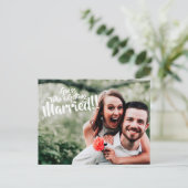 結婚のはがきを誰が取得しているか推測 ポストカード (スタンド正面)