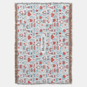 結婚のアイコン名前をカスタムするの毛布 スローブランケット (正面縦)