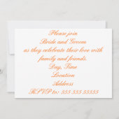 結婚のアヒル3 -結婚式招待状 招待状 (裏面)