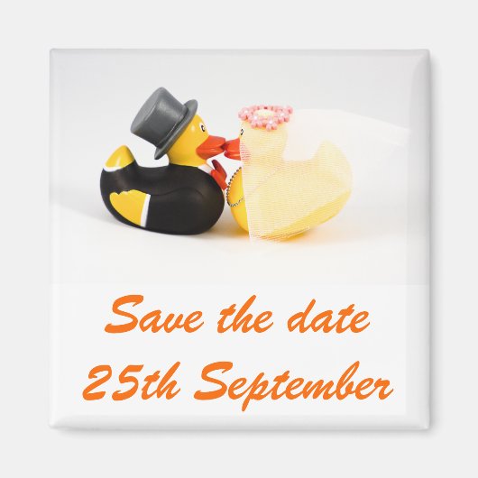 結婚のアヒル…マグネット マグネット (正面)