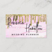 結婚のイベントプランナーバラグリッタードライ王室のプ 名刺 (正面)