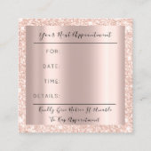 結婚のイベントプランナーバラ金ゴールド紙吹雪ドライブVIP 予約カード (裏面)