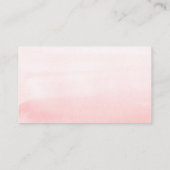 結婚のウェブサイトPastelトロピカルフラワーズ&パンパス 名刺 (裏面)