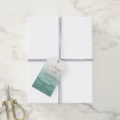 結婚のウェルカムギフトラベル – 水彩 ギフトタグ (より糸付き)