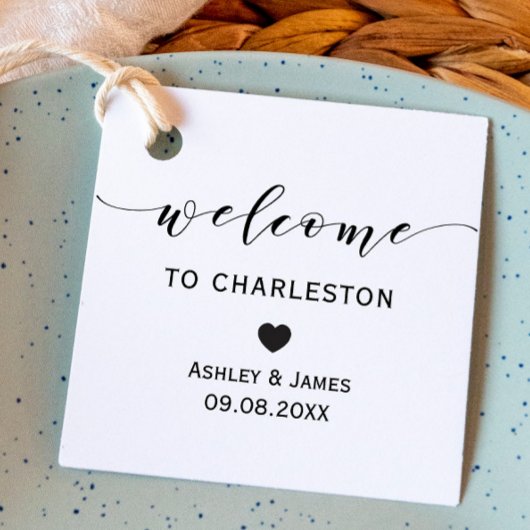 結婚のウェルカムギフトラベルforホテルウェルカムバッグ フェイバータグ