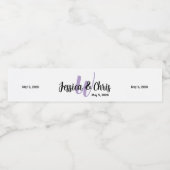 結婚のウォーターボトルラベル001 ペットボトルラベル (シングルラベル)