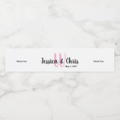 結婚のウォーターボトルラベル002 ペットボトルラベル (シングルラベル)