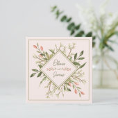 結婚のエレガント森離れ 招待状 (スタンド正面)