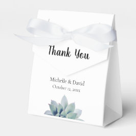 結婚のエレガント緑豊かな フェイバーボックス