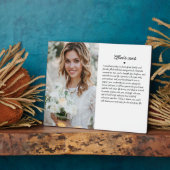 結婚のエレガントKeepsake写真離れ() フォトプラーク (側面)