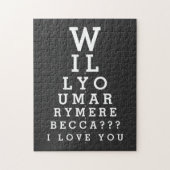 結婚のオプティシャンカスタムチャート ジグソーパズル (縦)