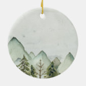 結婚のオーナメントギフト山松 セラミックオーナメント (裏面)