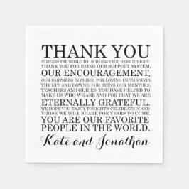 結婚のカクテルナプキンスパーソナライズされたナプキンセット スタンダードカクテルナプキン