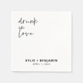 結婚のカクテルナプキン スタンダードカクテルナプキン (正面)