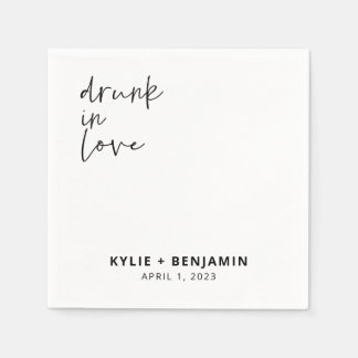 結婚のカクテルナプキン スタンダードカクテルナプキン