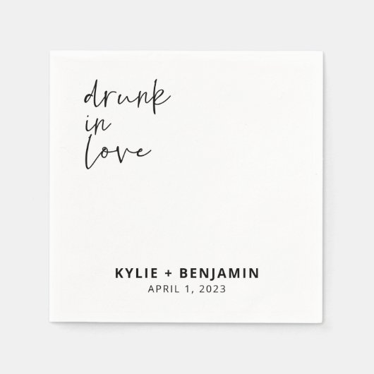 結婚のカクテルナプキン スタンダードカクテルナプキン (正面)